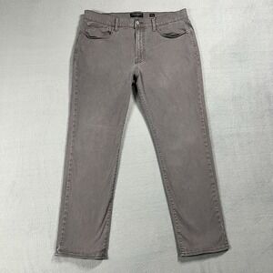 Lucky Brand Jeans Mens 36x30 Gray 121 Slim Straight Stretch Comfort